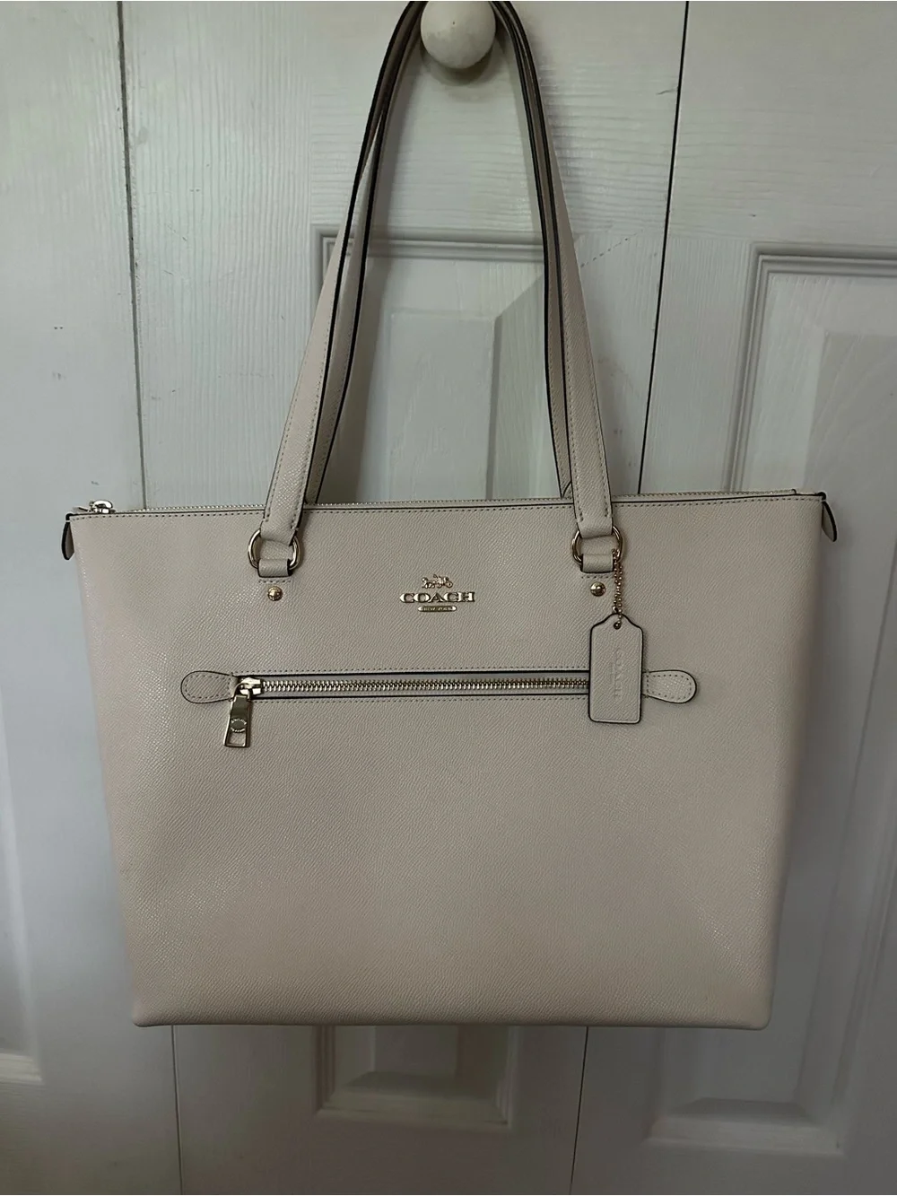 Coach GALLERY Tote & wallet set F79608 Chalk - Picture 4 of 11